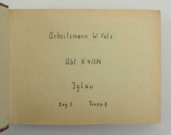 RAD: Fotoalbum eines Arbeitsmannes der Abt. K4/386 Iglau. - photo 1