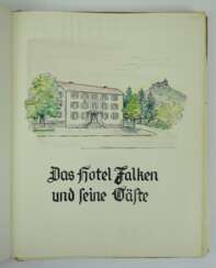 Hotel Falken, Hechingen - Gästebuch.