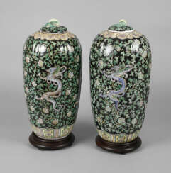 Pair Of Cover Vases