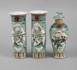 Three-Piece Vase Garniture