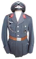 Luftwaffe: Uniformensemble eines Feldwebel der Flakartillerie.