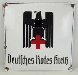 Deutsches Rotes Kreuz: Emailleschild.