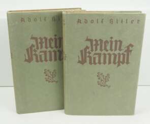 Hitler, Adolf: Mein Kampf - Erstausgabe in 2 Bänden.