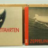 Zigarettenbilder Alben: Zeppelin-Weltfahrten - Band 1+2. - Foto 1