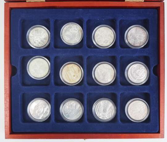 Österreich: Sammlung Silber Euro Münzen. - photo 3