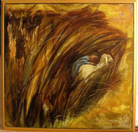 Painting “Shepherd”, Canvas, Oil paint, Conceptual, Fantasy, 2007 - photo 1