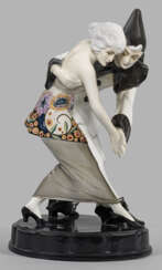 Tanzender Pierrot mit Dame
