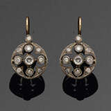 Paar russische Diamant-Ohrringe - Foto 1
