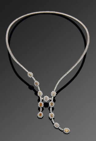 Extravagantes Natural Fancy-Diamant-Collier - фото 1