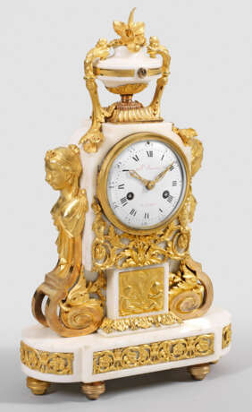 Feine Louis XVI-Pendule von Arnould Simons - photo 1