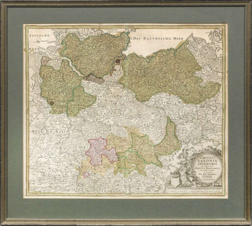Landkarte von Norddeutschland - Foto 1