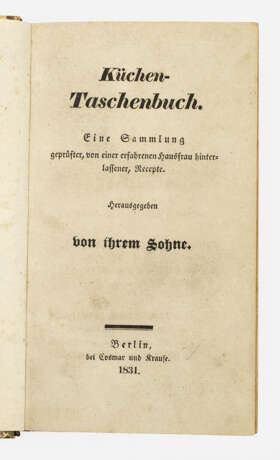 Küchen-Taschenbuch. Originaltitel - photo 1