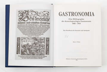 Hans U. Weiss: "Gastronomia. Eine Bibliographie der