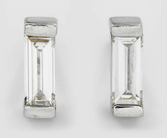 Paar Diamant-Ohrringe - photo 1