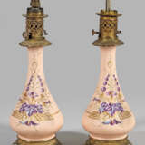 Paar Napoleon III-Tischlampenfüße - photo 1