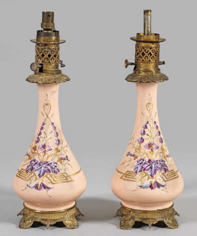 Paar Napoleon III-Tischlampenfüße - фото 1