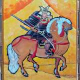 Самурай на коне Холст на подрамнике Масляные краски Батальный жанр 2019 г. - фото 1