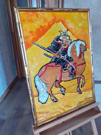 Самурай на коне Toile sur le sous-châssis Peinture à l'huile Scènes de guerre 2019 - photo 4