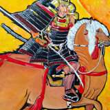 Самурай на коне Холст на подрамнике Масляные краски Батальный жанр 2019 г. - фото 7