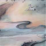 Design Gemälde, Gemälde „Vögel am Fluss“, Gemischtes Medium, Acrylfarbe, Abstractionismus, Animalistisches, 2008 - Foto 2