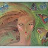 Интерьерная картина, Картина «Весна», Натуральное дерево, Акриловые краски, Абстракционизм, Анималистика, 2008 г. - фото 1
