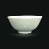 A RARE AND FINELY INCISED PALE CELADON-GLAZED 'BATS' BOWL - photo 1