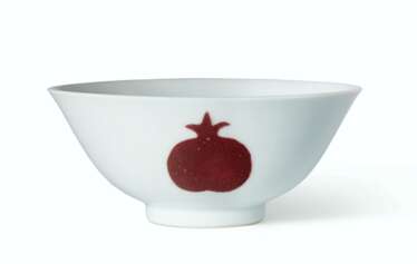 A COPPER-RED-DECORATED 'SANDUO' BOWL