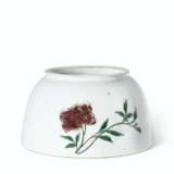 A RARE COPPER-RED-DECORATED AND ENAMELED 'BEEHIVE' WATER POT... - фото 1