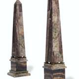 A PAIR OF ENGLISH GILT-METAL MOUNTED BLUE JOHN AND FLUORSPAR... - photo 1