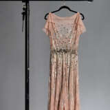 WORN BY LEIGHTON MEESTER JENNY PACKHAM'S BLUSH PINK SEQUIN AND CRYSTAL-EMBELLISHED TULLE DRESS - photo 1