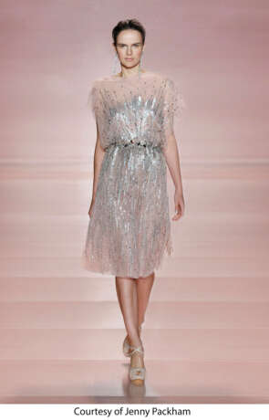 WORN BY LEIGHTON MEESTER JENNY PACKHAM'S BLUSH PINK SEQUIN AND CRYSTAL-EMBELLISHED TULLE DRESS - фото 2