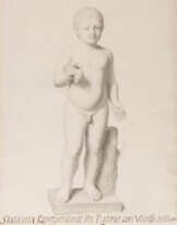 Knabenstatue Mit Vogel