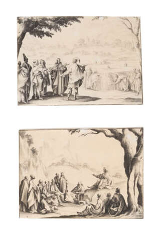 Monogrammist 'D.A.'. Zwei Szenen Aus Dem Leben Jesu - Foto 1