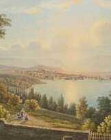 Blick Auf Vevey Am Genfer See