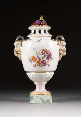 Potpuorri-Vase Mit Blumenmalerei - Foto 1