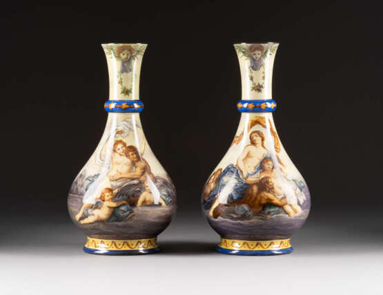 Paar Vasen 'Triumph Der Venus' - Foto 1
