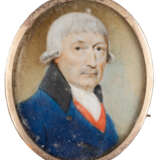 Englischer Porträt-Miniaturist. Bildnis Des John Hawks-Baptist (1739-1800) - фото 1