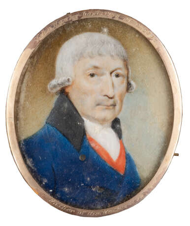 Englischer Porträt-Miniaturist. Bildnis Des John Hawks-Baptist (1739-1800) - Foto 1