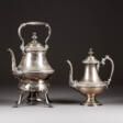 Grosse Teekanne Mit Stövchen Und Kaffeekanne - Auction archive
