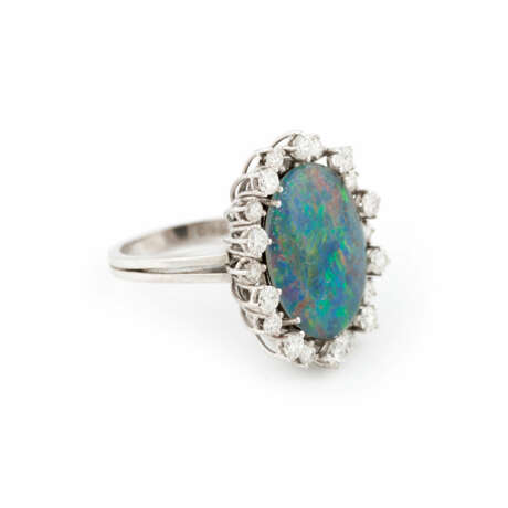Opal-Ring Mit Brillanten - photo 2