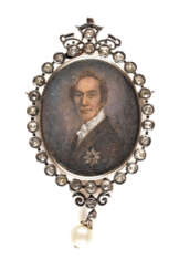 Bildnis-Miniatur Mit Dem Porträt Adolf Louis Von Rosenberg-Gruszczynski (1808-1884)