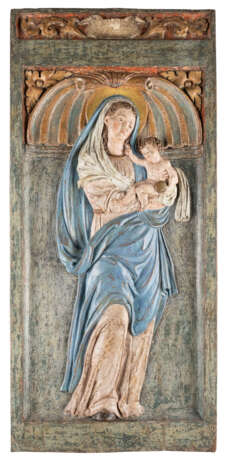 Relieftafel: Gottesmutter Mit Dem Christuskind - Foto 1