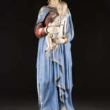 Monumentale Figur Der Gottesmutter Mit Dem Christuskind - photo 1