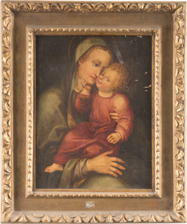 Italienischer Meister. Madonna Mit Dem Christusknaben - Foto 2