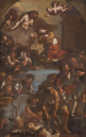 Giovanni Francesco Barbieri (Genannt 'Il Guercino'). Begräbnis Und Himmelfahrt Der Heiligen Petronilla - Foto 1