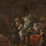Abraham Teniers (Attr.). Singerie Mit Elefant, Kröte, Drachen, Esel, Schwein, Affe Und Eule - photo 1