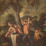 Nicolas Poussin (Schule). Venus Und Cupido Mit Panfamilie Und Ziegen - Foto 1
