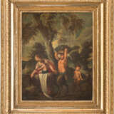Nicolas Poussin (Schule). Venus Und Cupido Mit Panfamilie Und Ziegen - Foto 2