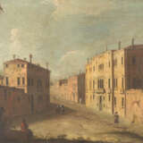 Giovanni Antonio Canal (Genannt Canaletto) (Wahrscheinlich Werkstatt). Strassenszene In Venedig Mit Spaziergängern Und Tempelruine Vorne Links - photo 1
