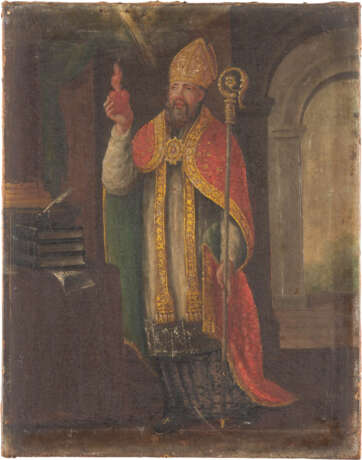 Süddeutsch/Österreichischer Meister. Heiliger Augustinus Bischof Von Hippo/Heilige Margarete Von Ungarn - Foto 2